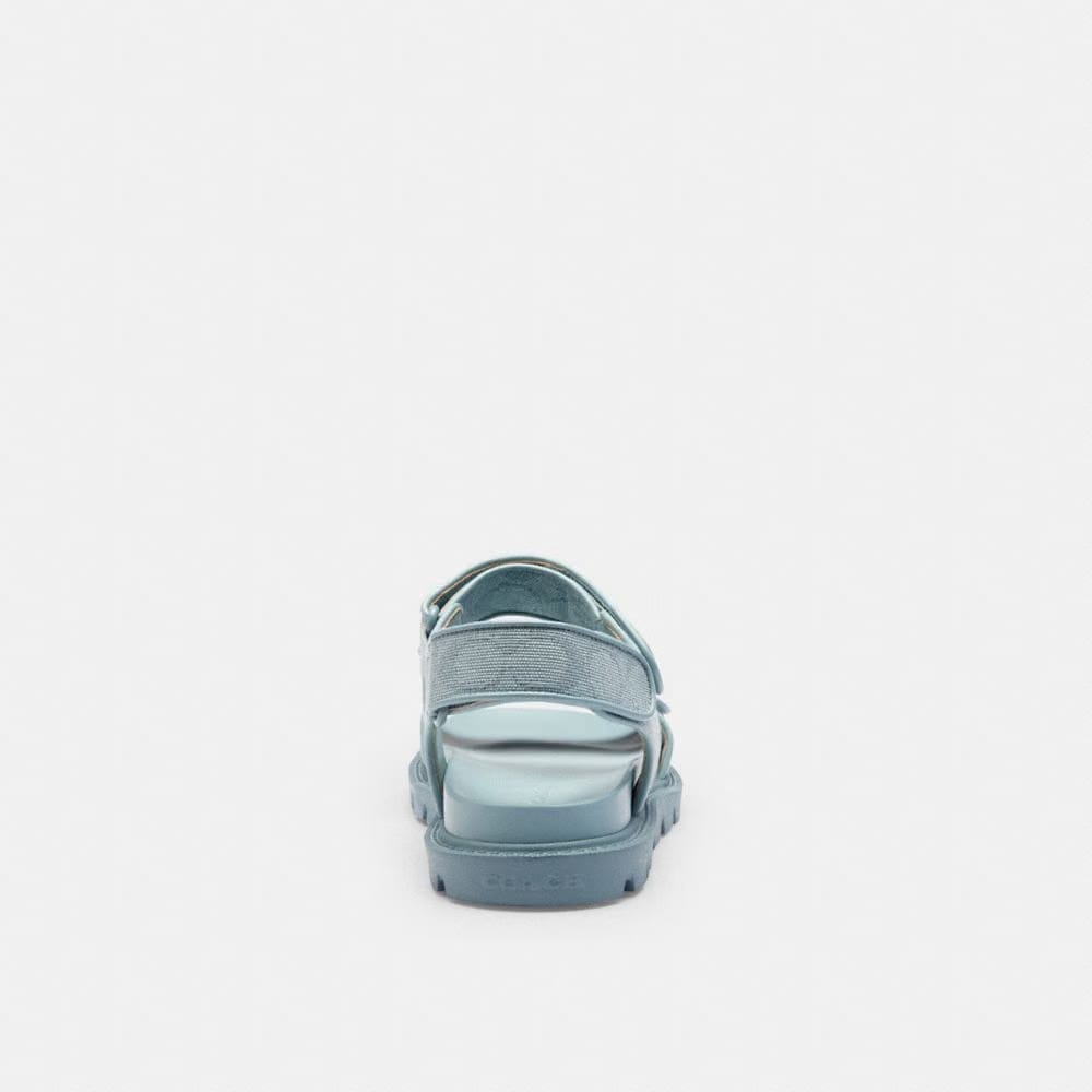 Women's Coach Brynn Sandal In Signature Canvas Sea Mist