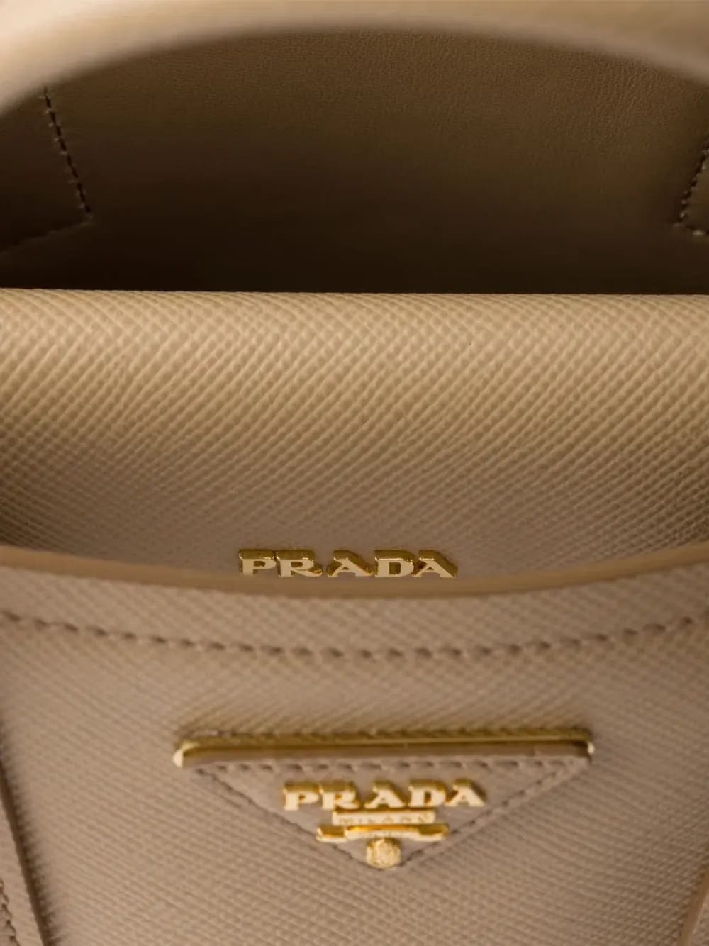 small Double Saffiano tote bag