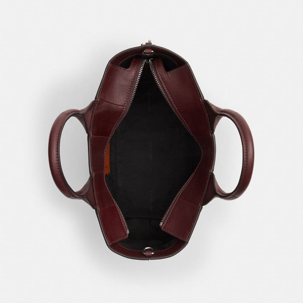 Coach Alter/Ego Small Tote Bag In Upcrafted Leather Merlot