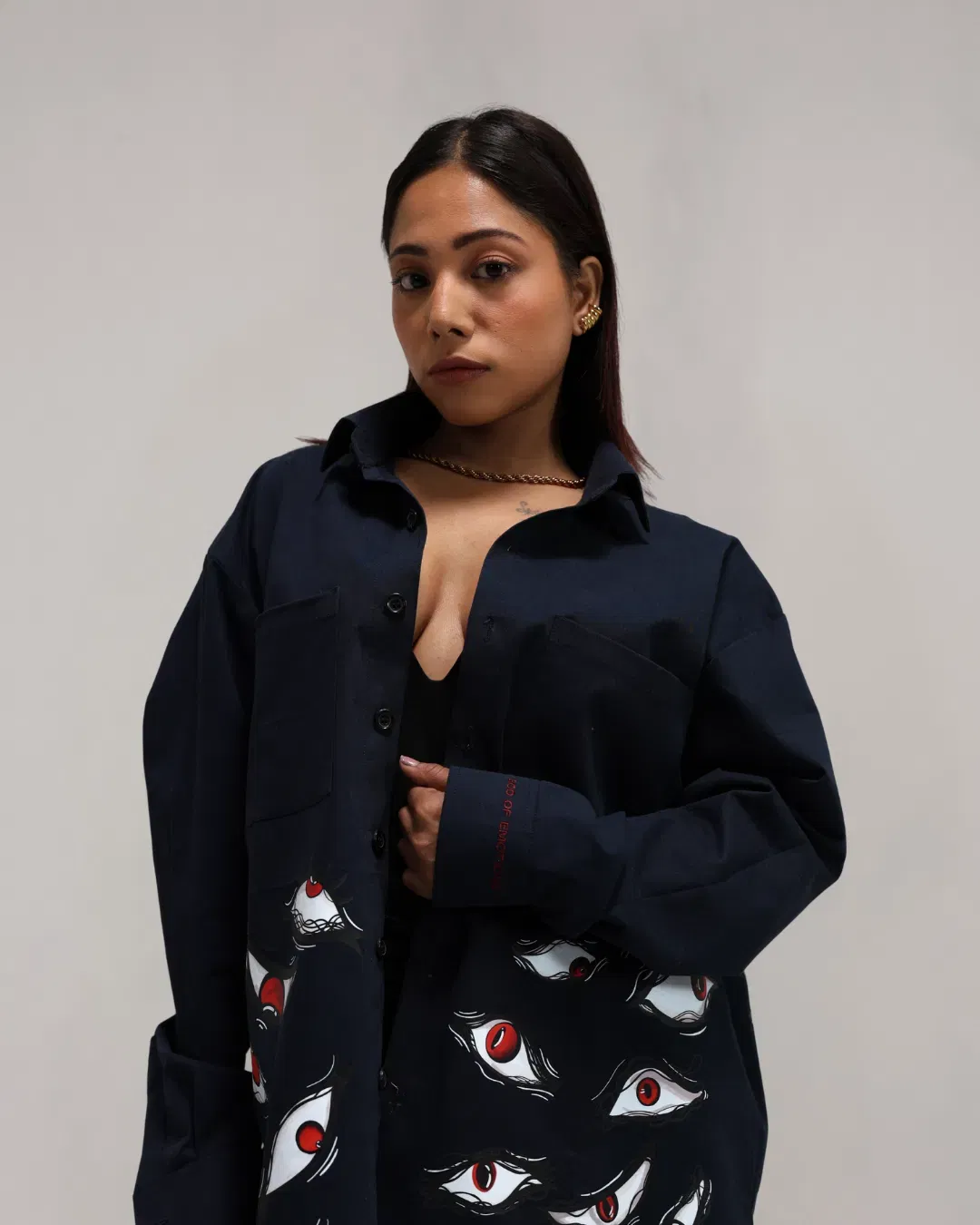 THE ALL SEEING FEAR OVERSIZED SHIRT