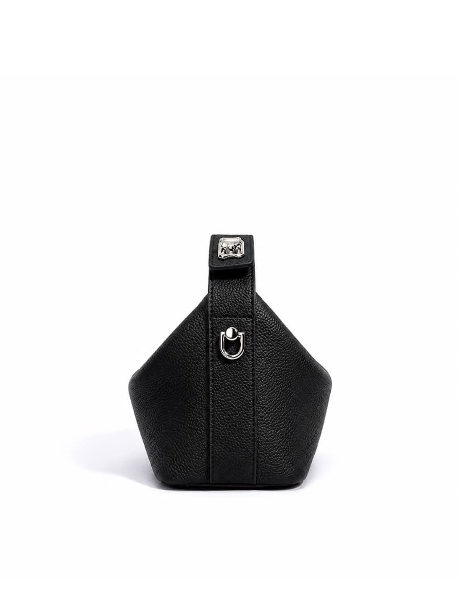 Liora Pebble - Ladies Leather Handbag | Black