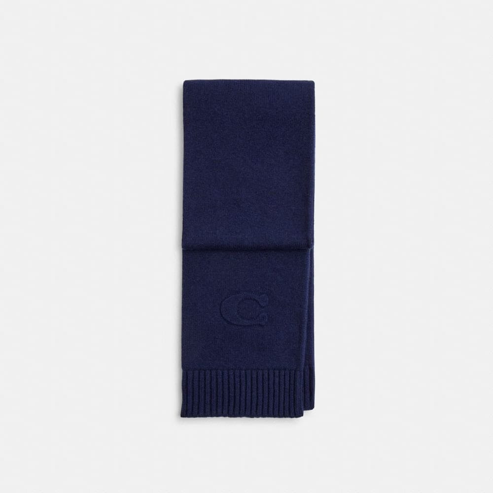 Signature Embossed Knit Muffler