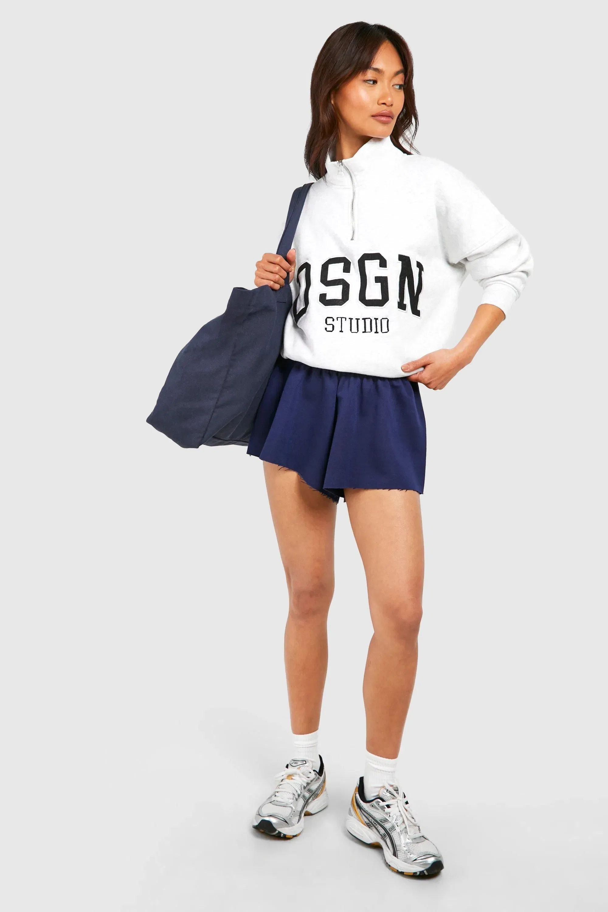 Raw Hem Sweat Shorts