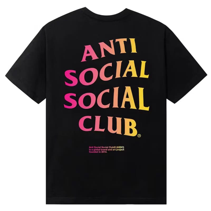 Anti Social Social Club Indoglo T-Shirt Black
