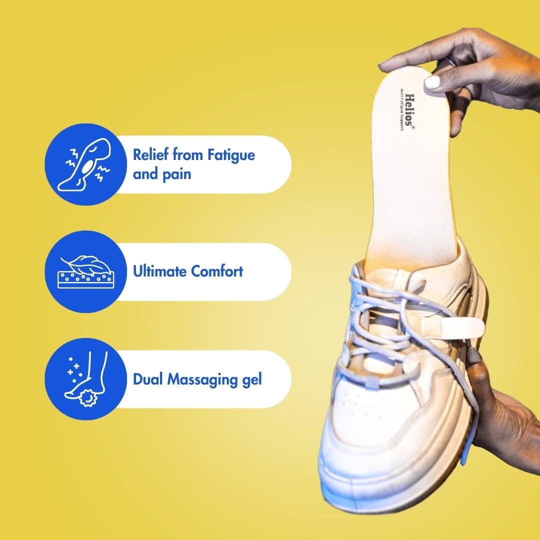 Helios Massaging Feather Gel insole (Trim To Fit Size 6-11)