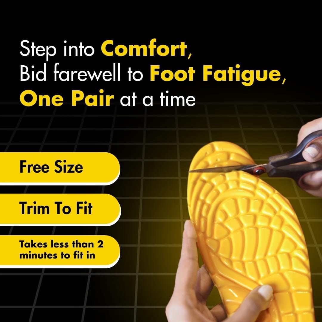 Helios Massaging Feather Gel insole (Trim To Fit Size 6-11)