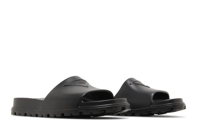 Prada Rubber Slide Black