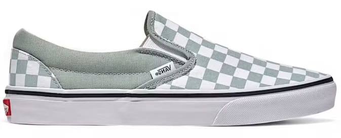 Vans Classic Slip-On Checkerboard Pure Grey White