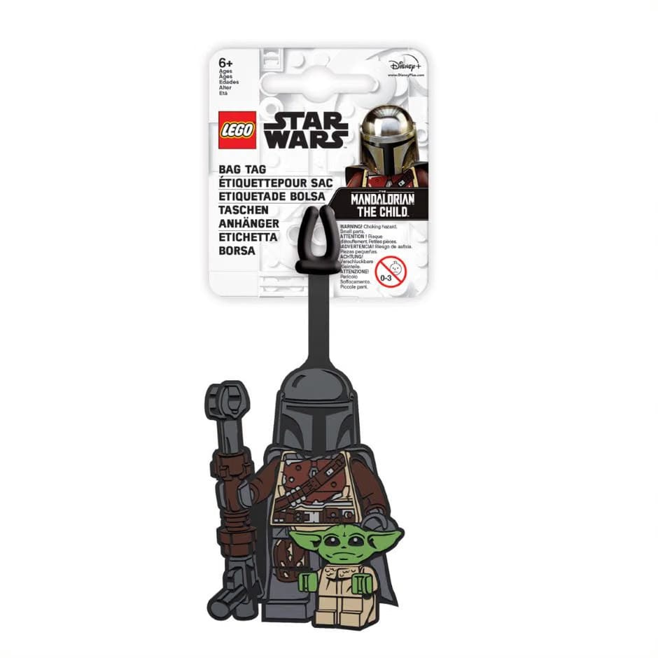Lego The Mandalorian with Grogu Bag Tag