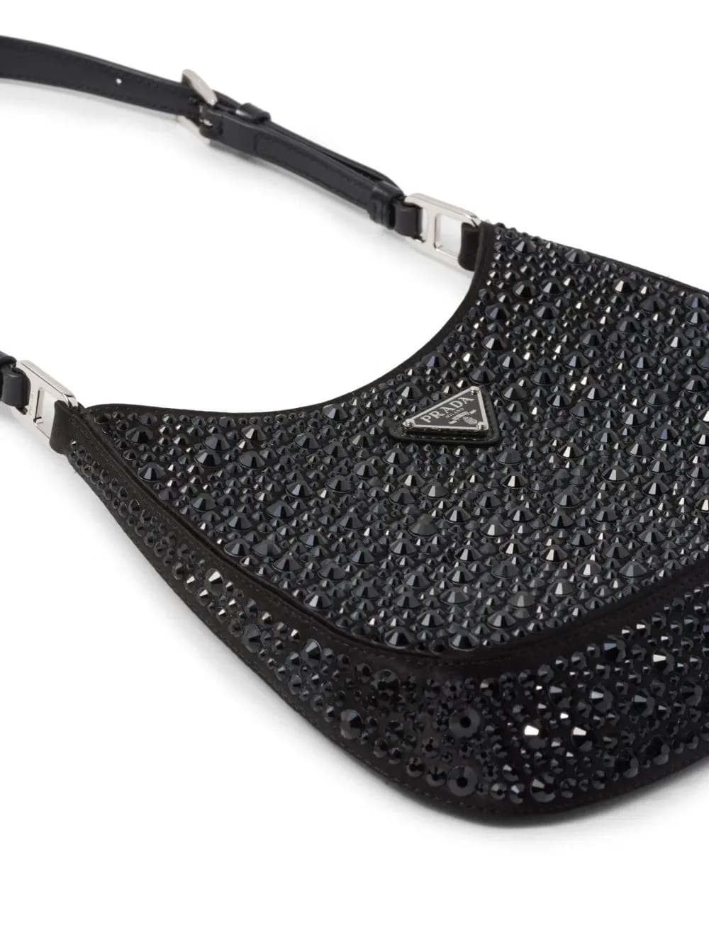 Cleo crystal-embellished shoulder bag