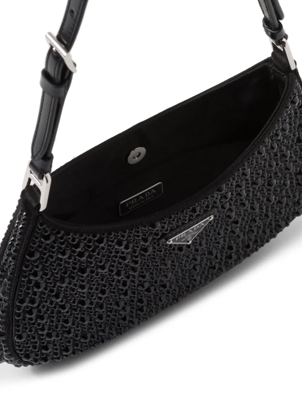 Cleo crystal-embellished shoulder bag