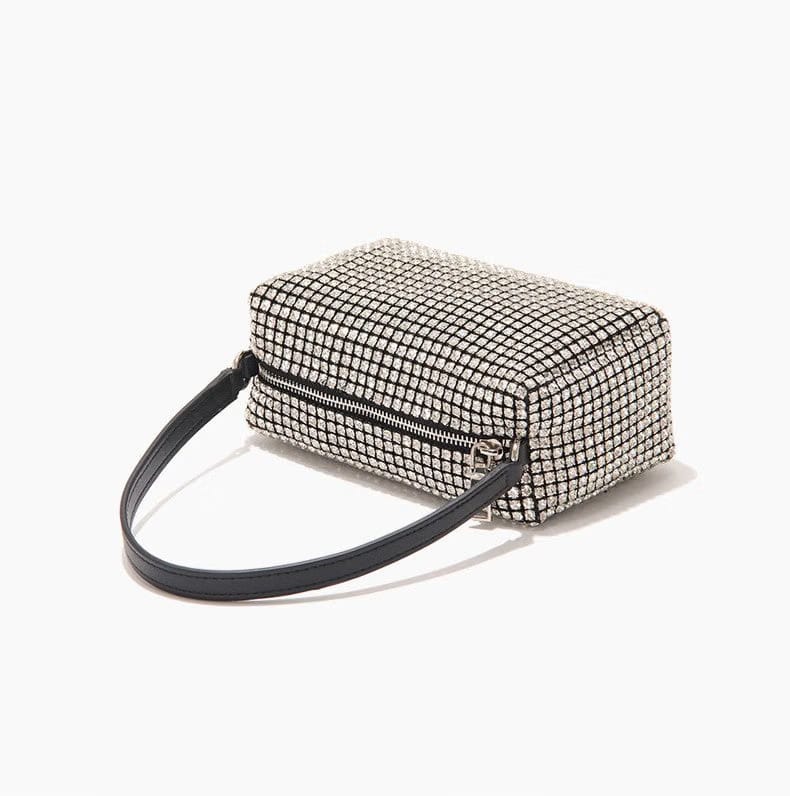 Fulgora - Box Bag With Rhinestones