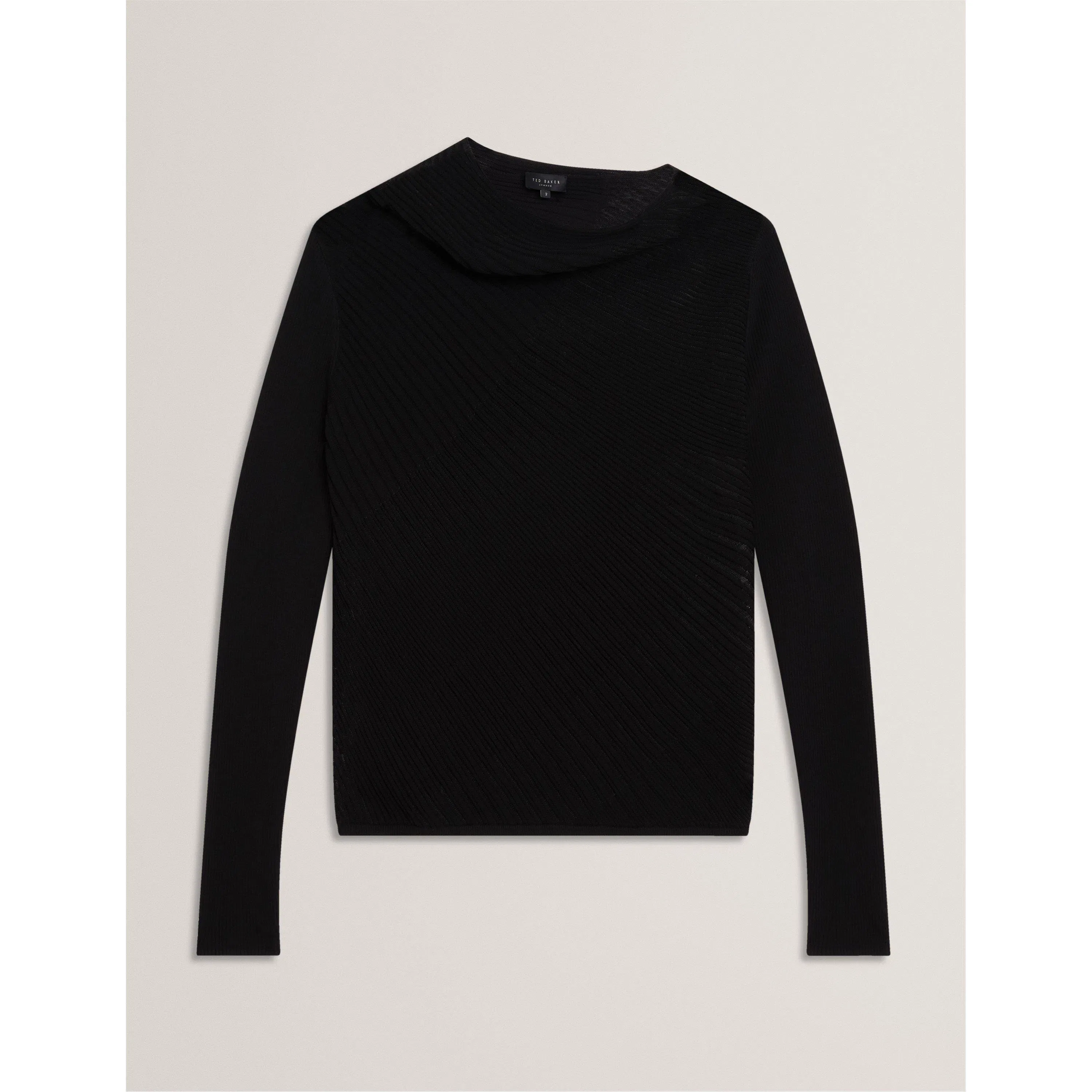 Long Sleeve Sheer Knitted Top