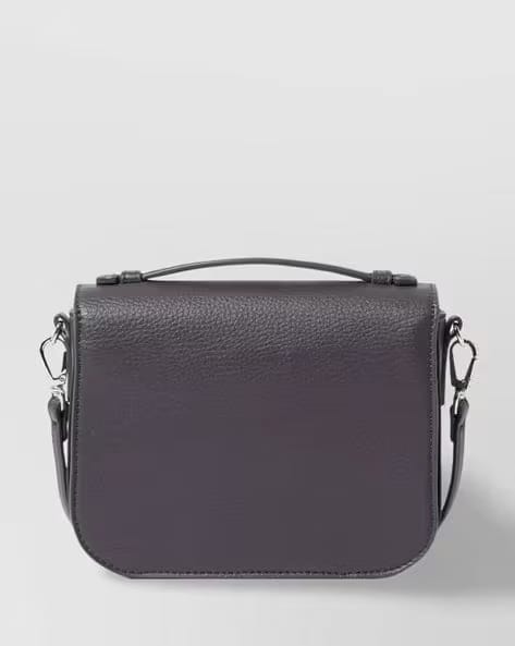 STELLA MCCARTNEY Studded Logo Flap Top Handle Bag