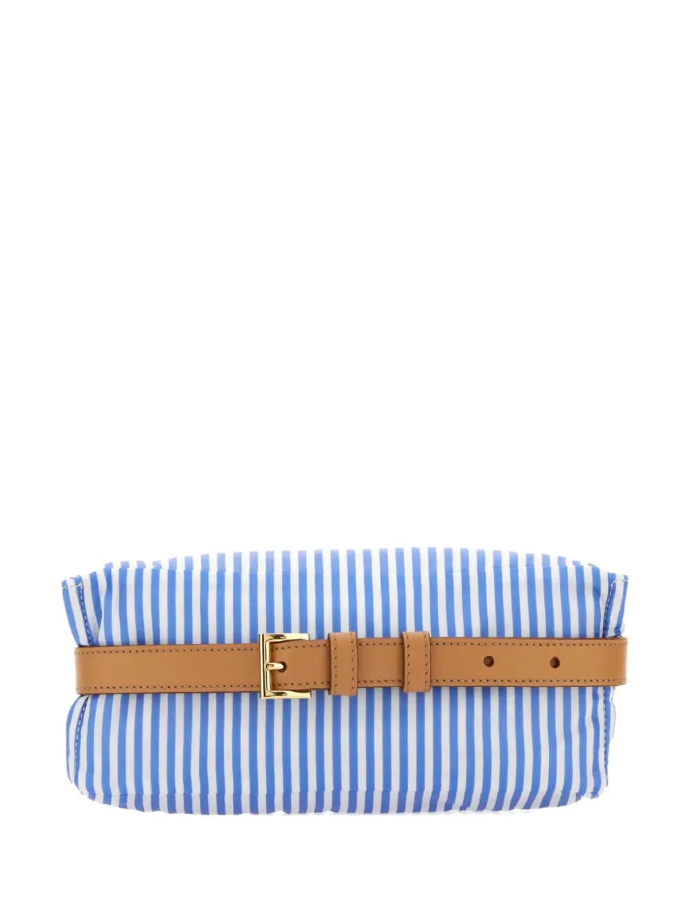 striped belt bag