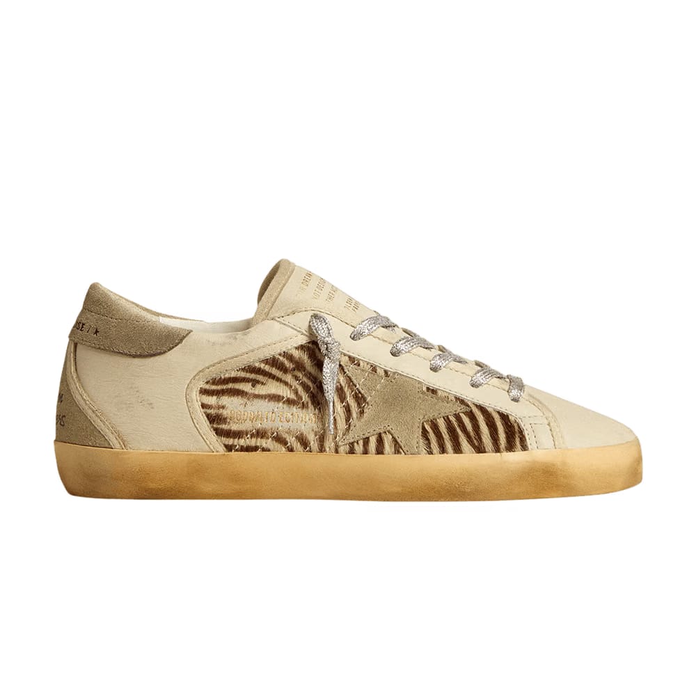 Golden Goose Wmns Superstar 'Zebra Print'