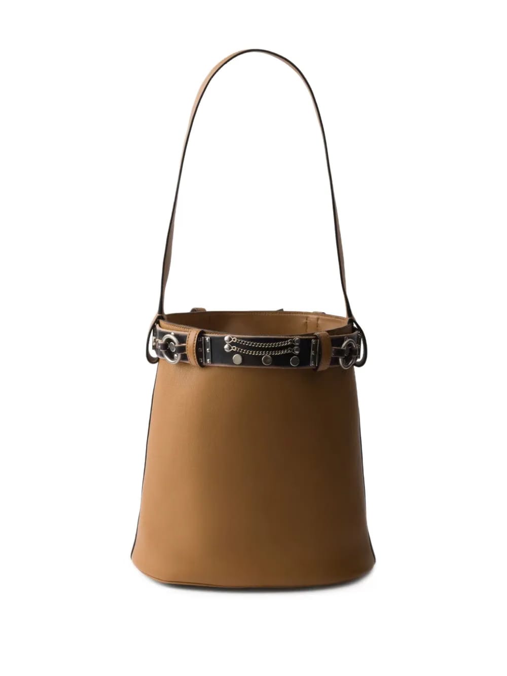 Buckle bucket bag