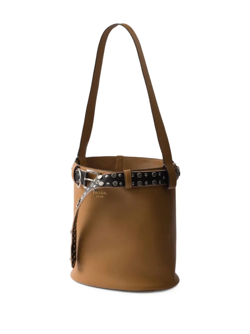 Buckle bucket bag