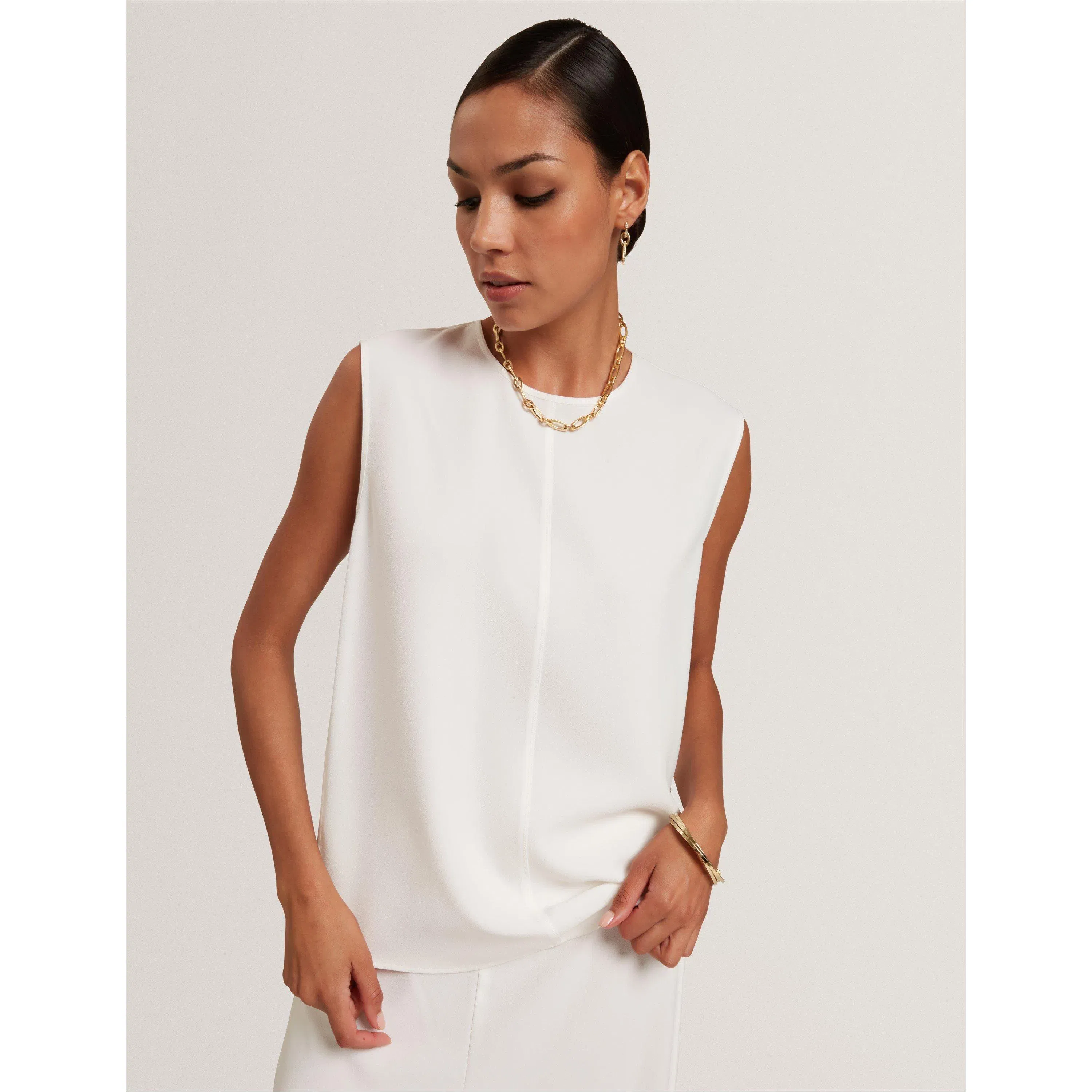 Woven Sleeveless Shirt
