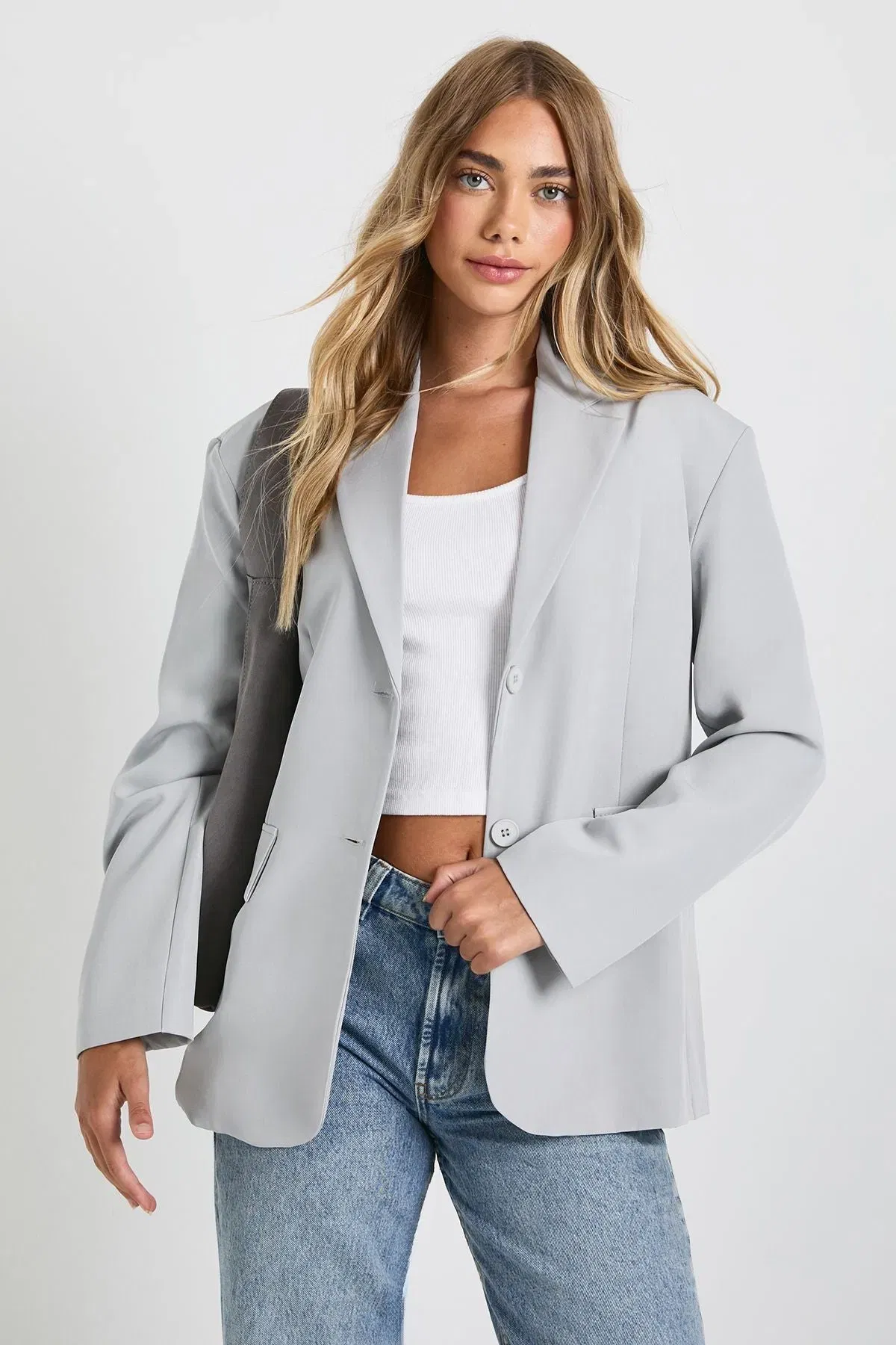 Oversized Boxy Fit Blazer