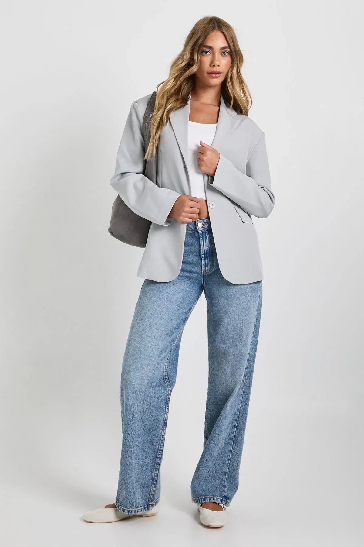Oversized Boxy Fit Blazer