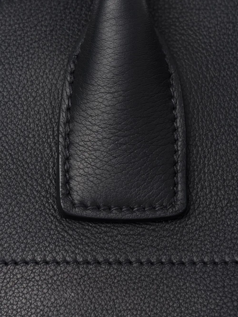 logo-lettering leather tote bag