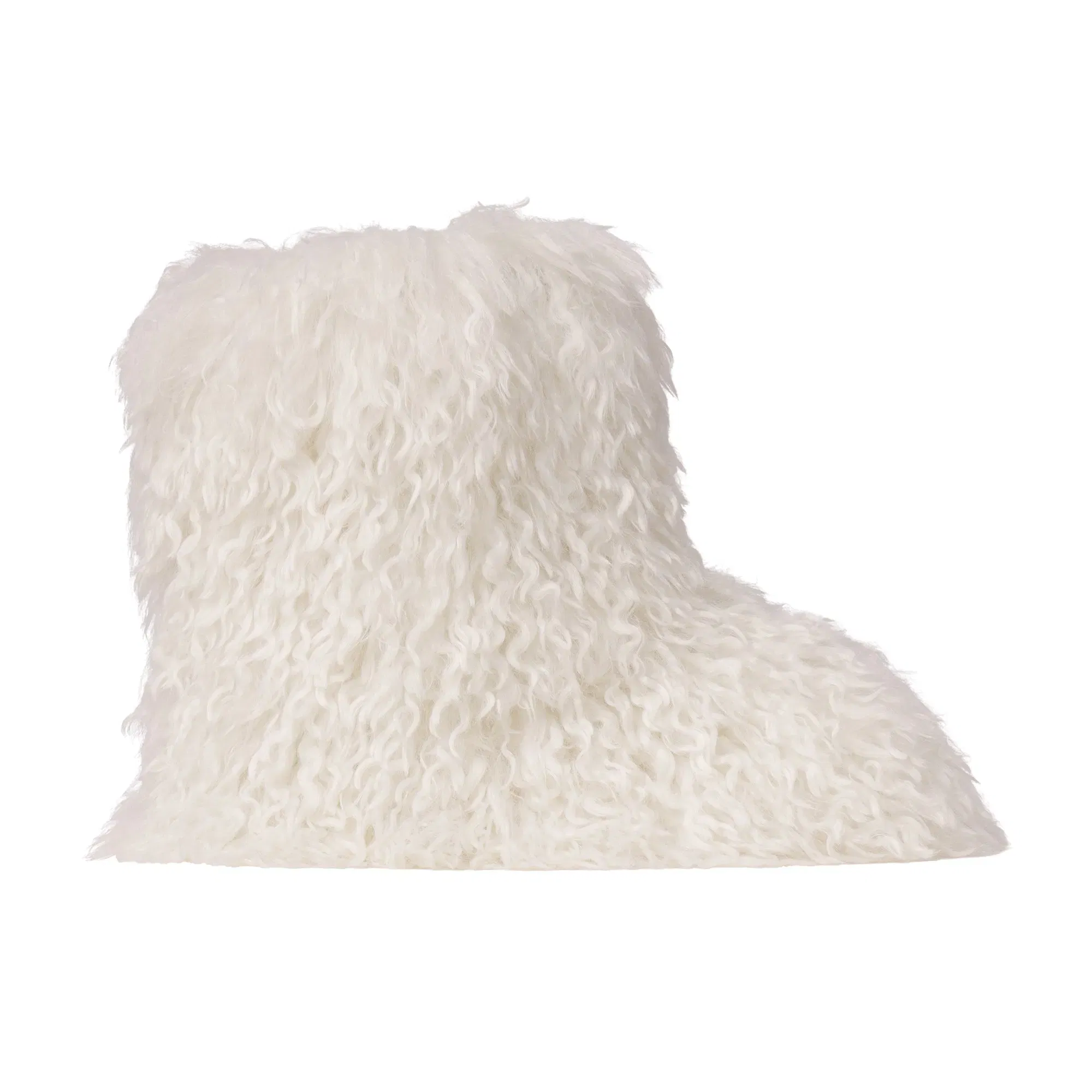 FAUX FUR SHAGGY BOOT | MARBLE