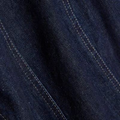 Blue Sculpt Bodycon Denim Midi Dress
