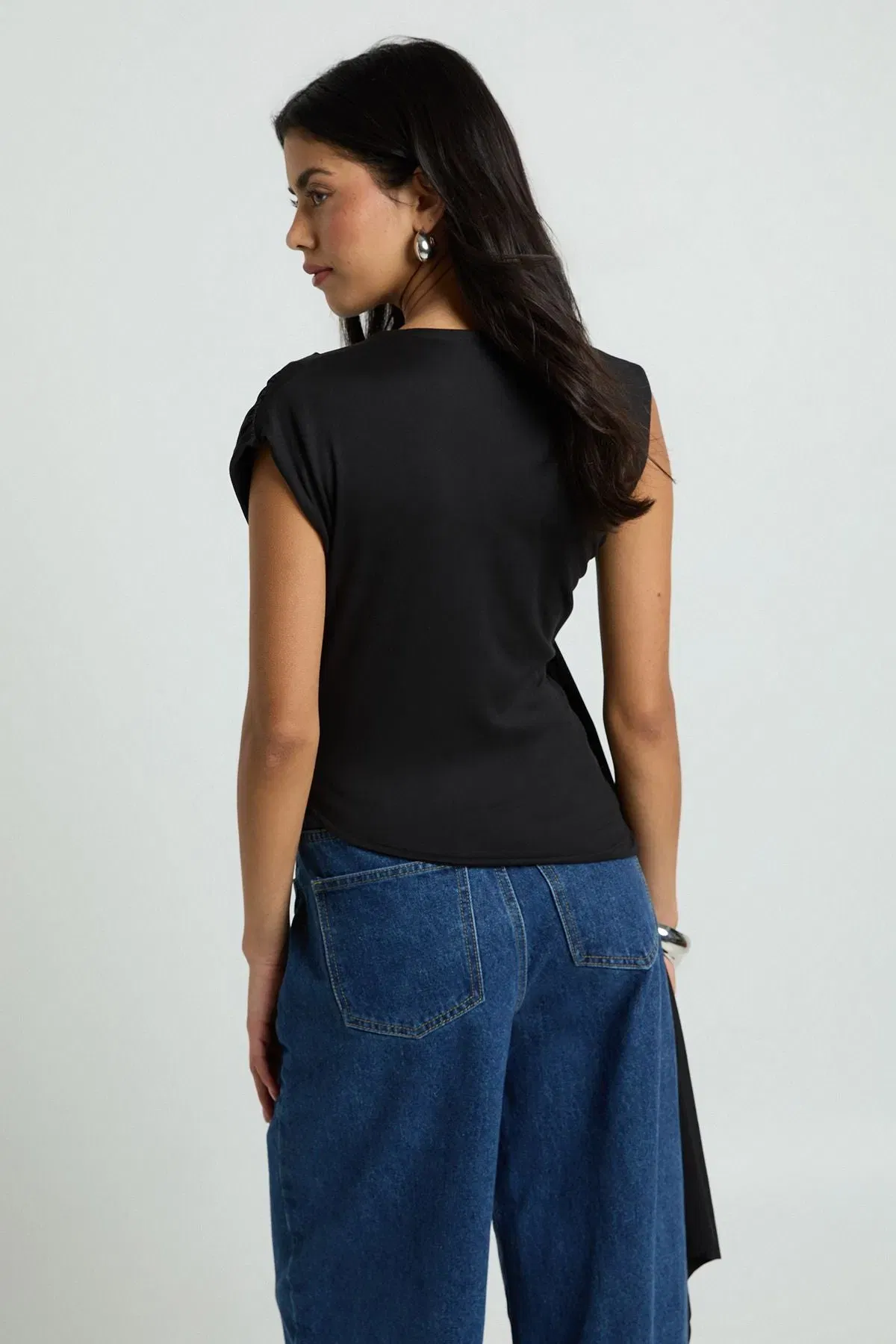 Ruched Drape Top
