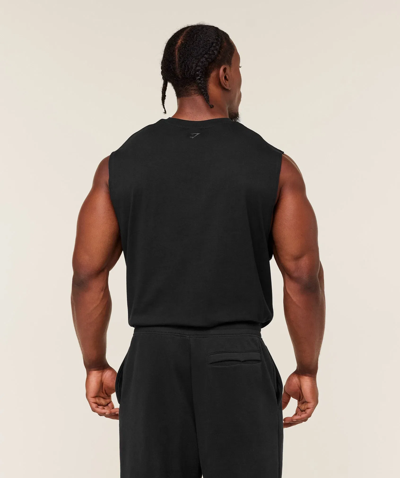 Gymshark Olde English Tank - GS Black