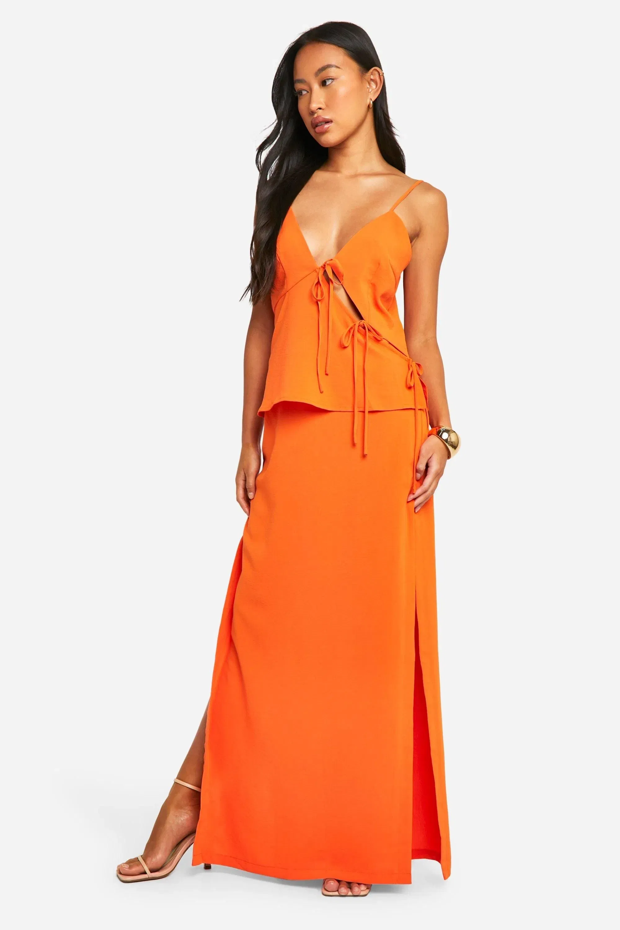 Side Split Maxi Skirt