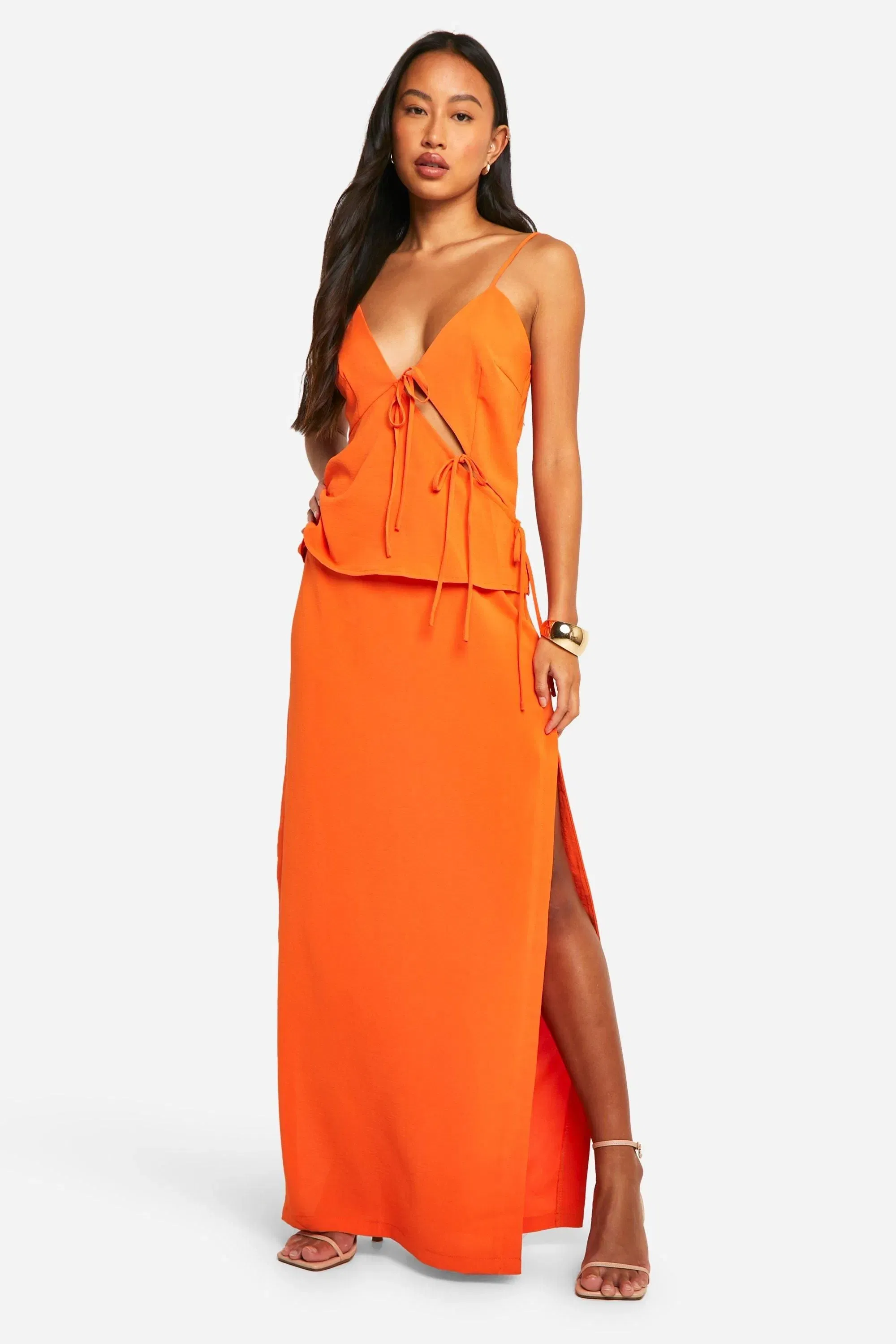 Side Split Maxi Skirt