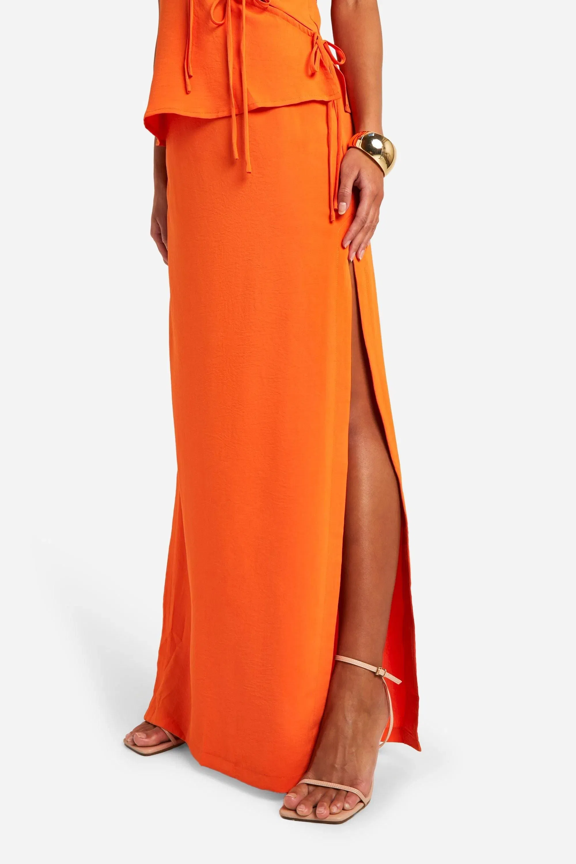 Side Split Maxi Skirt