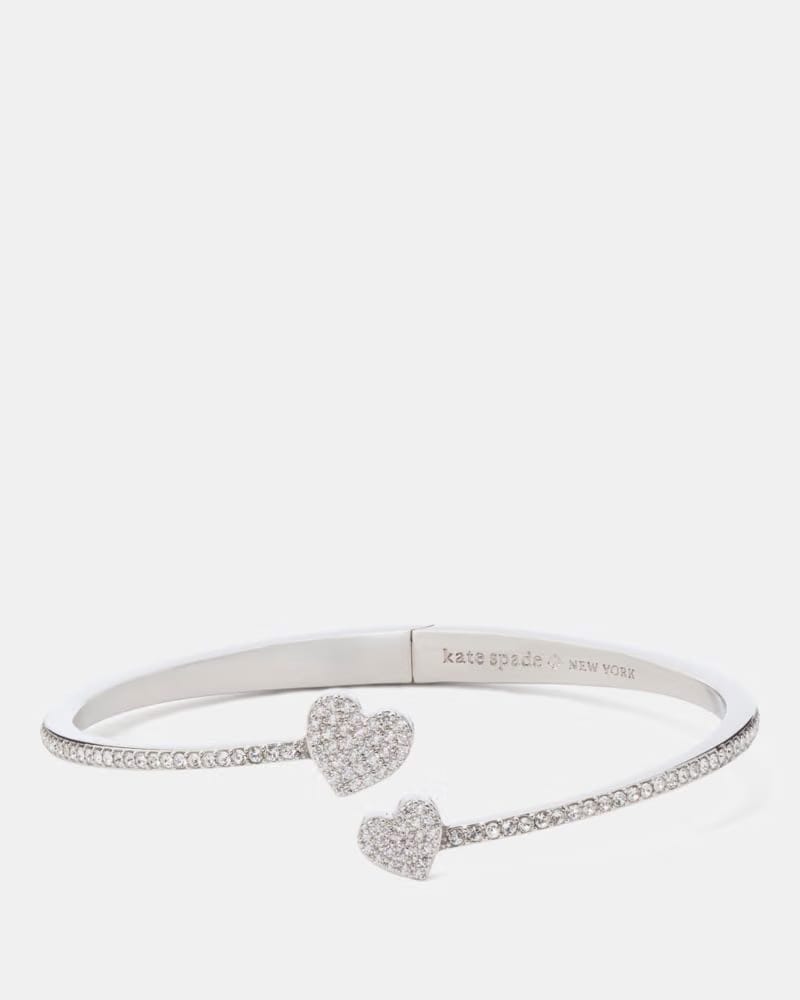 Yours Truly Pave Open Hinge Cuff