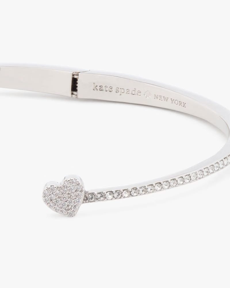 Yours Truly Pave Open Hinge Cuff