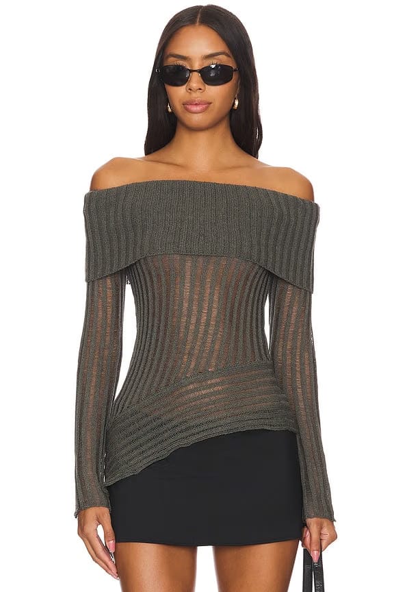 superdown Tawny Sweater in Grey