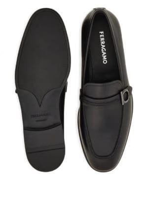 Ferragamo Gancini-buckle loafers
