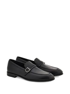 Ferragamo Gancini-buckle loafers
