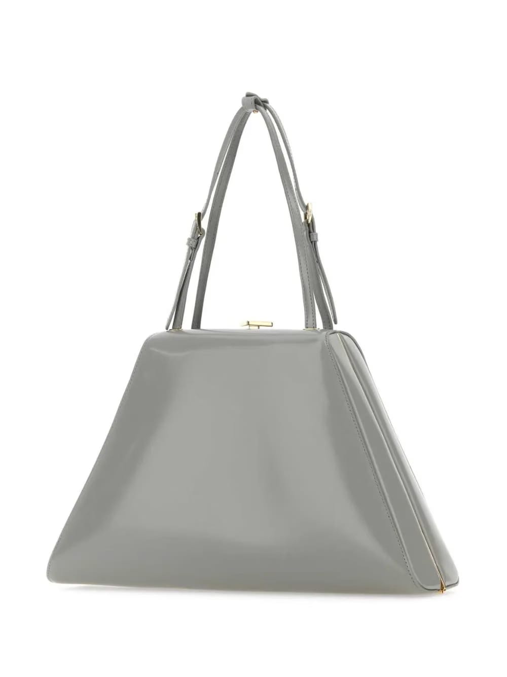 trapeze-shaped tote bag