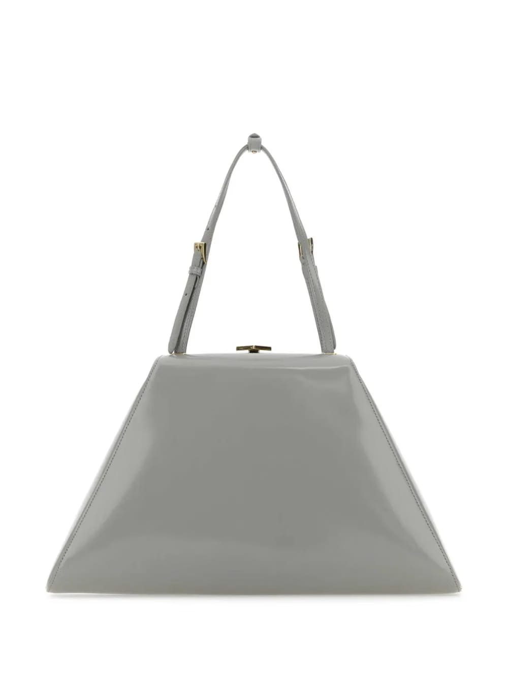 trapeze-shaped tote bag