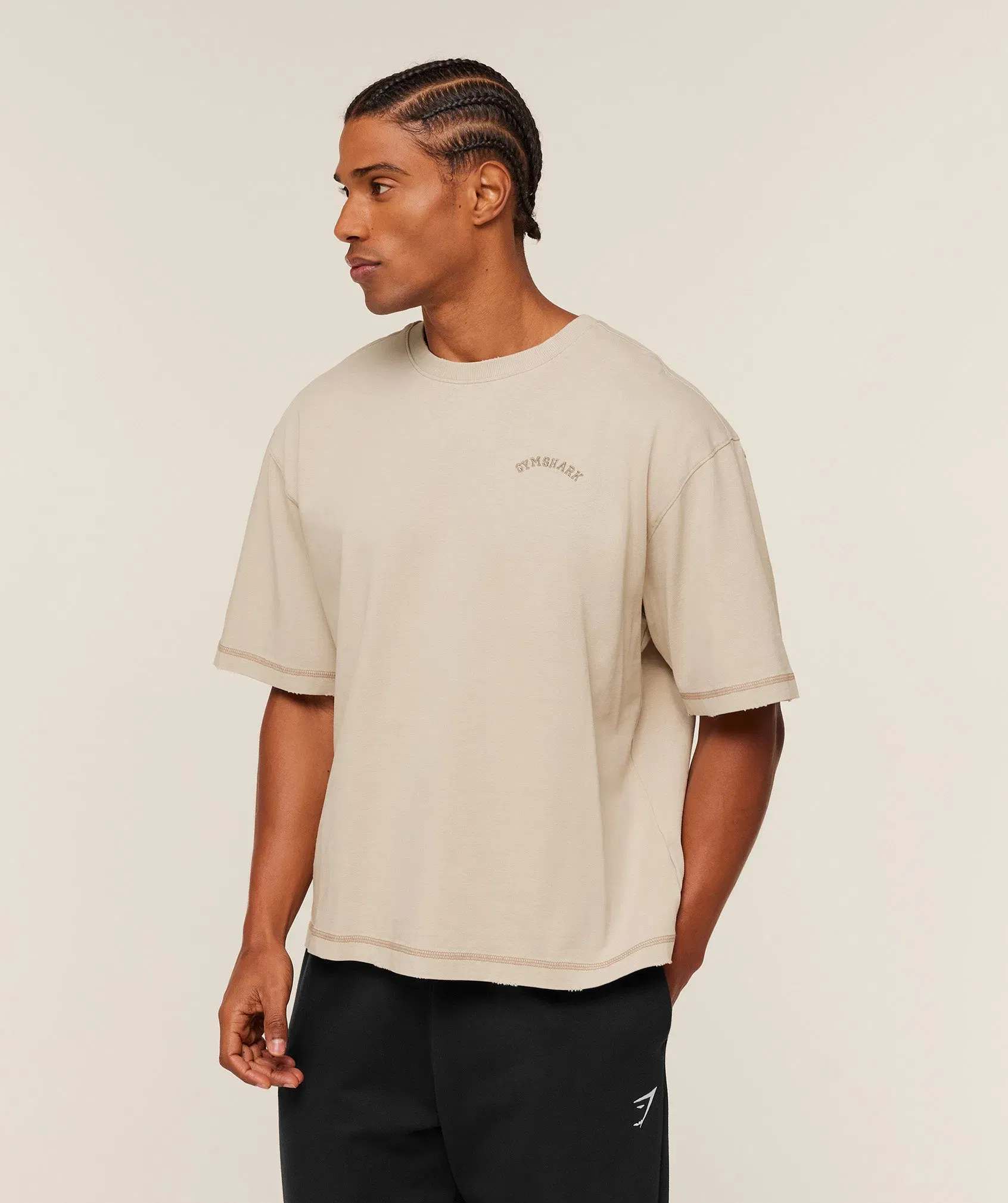 Gymshark Re-Rack T-Shirt - Pebble Grey