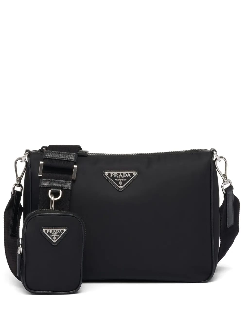 Re-Nylon messenger bag