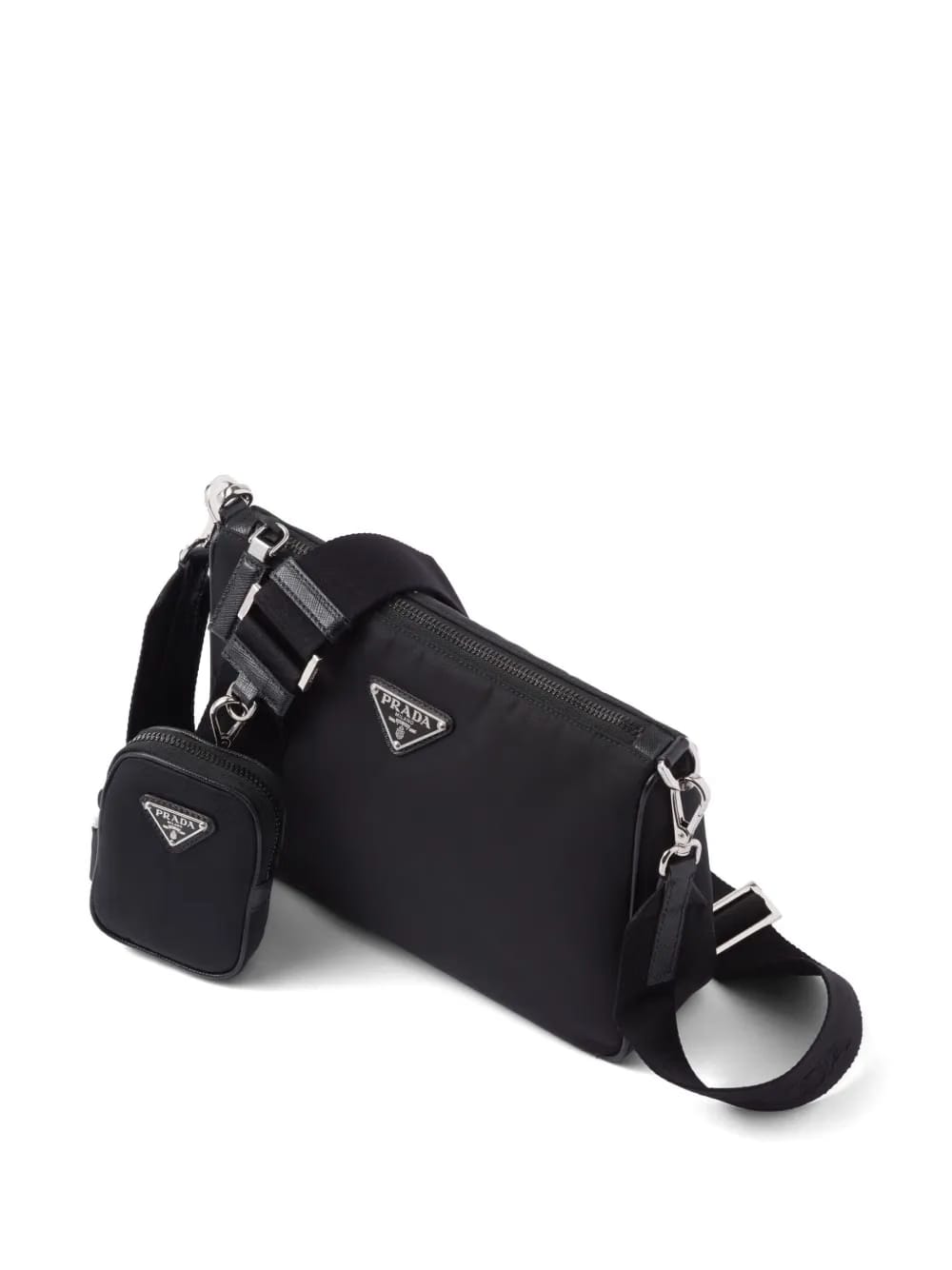 Re-Nylon messenger bag