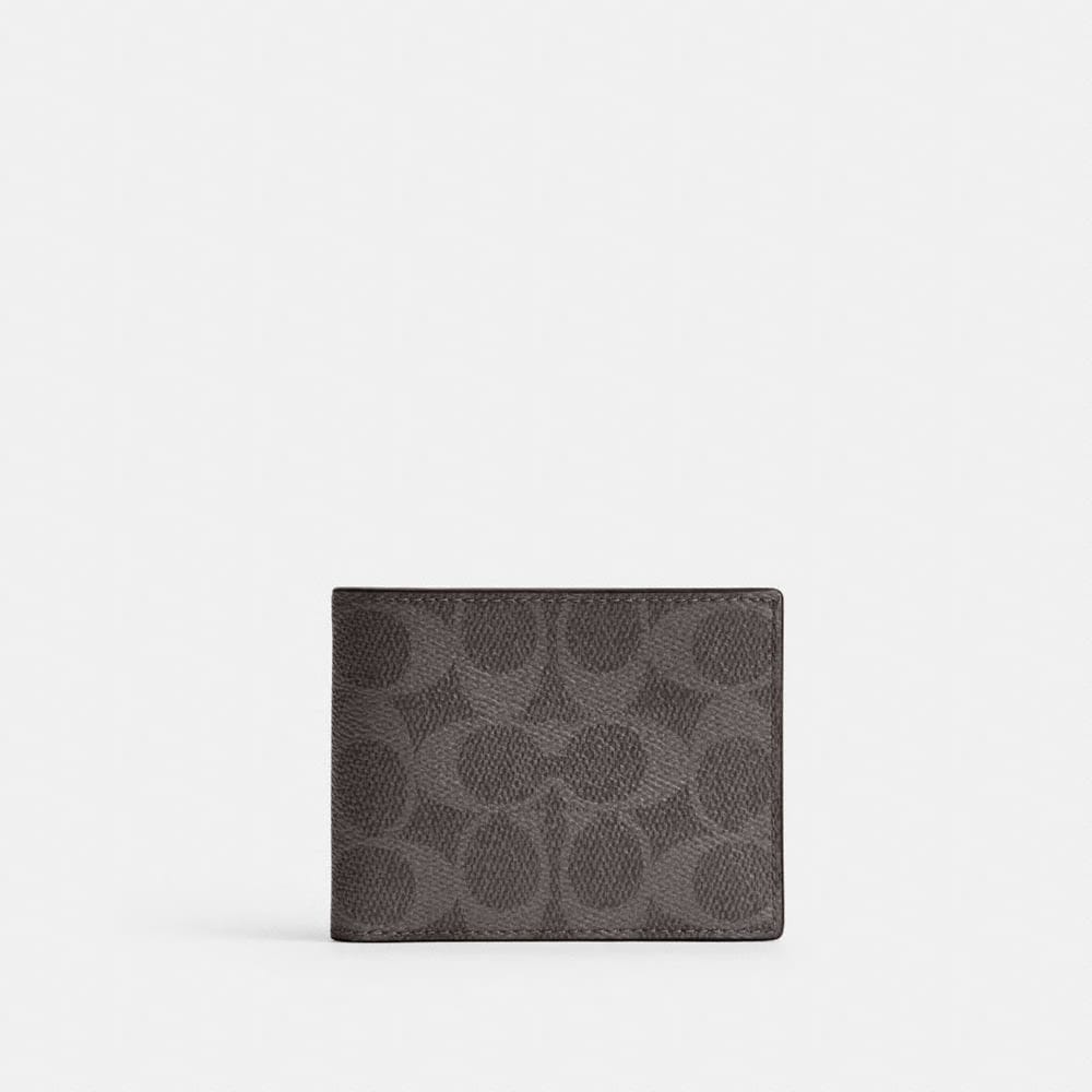 Slim Billfold Wallet In Signature Canvas