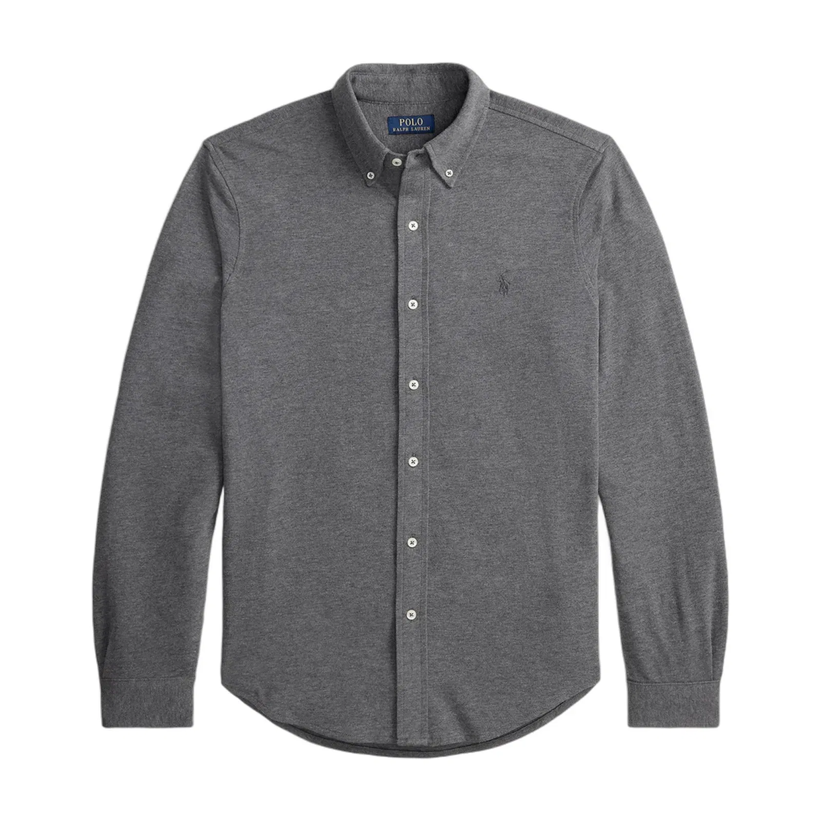 Slim Fit Button-Down Plain Shirt