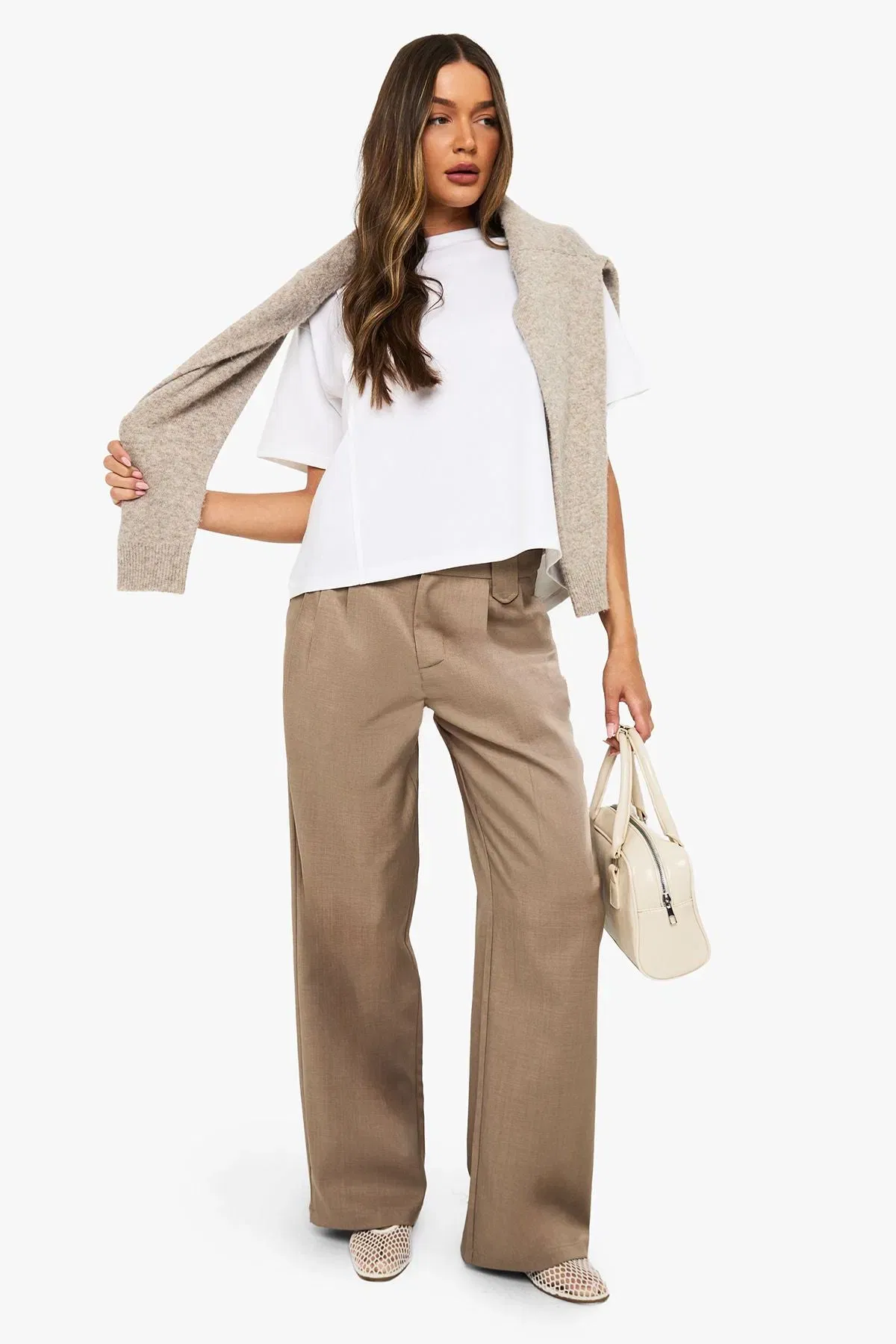 Double Seam Detail Oversized T-shirt