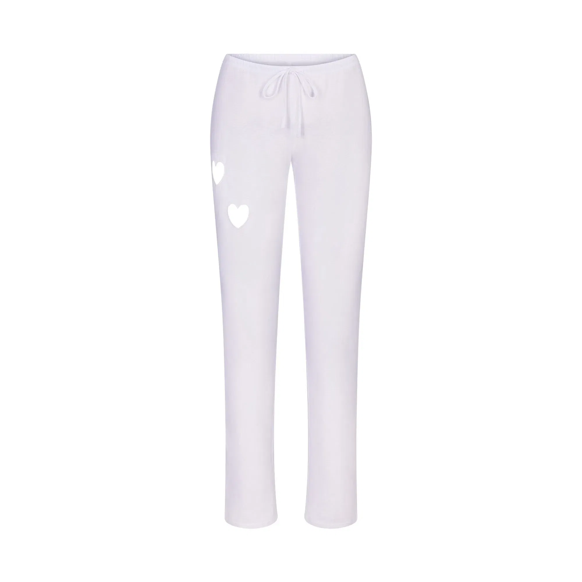 WORN IN JERSEY HEART STRAIGHT LEG PANT | SNOW