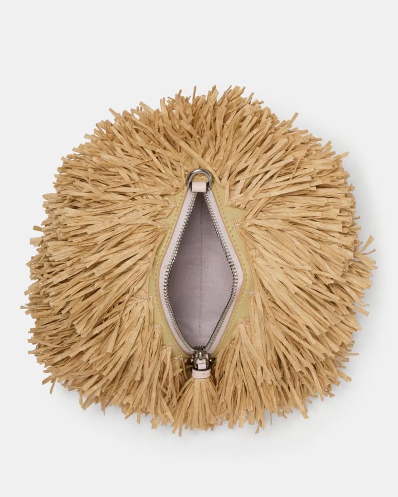 Critters Raffia Stevie Hedgehog Mini Bag