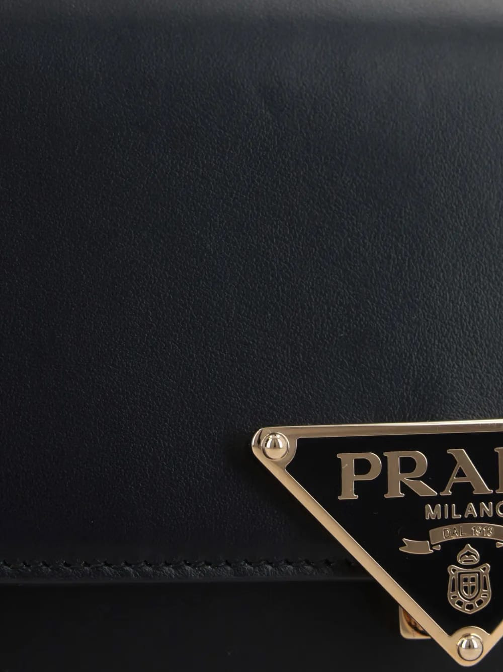 triangle-logo crossbody bag