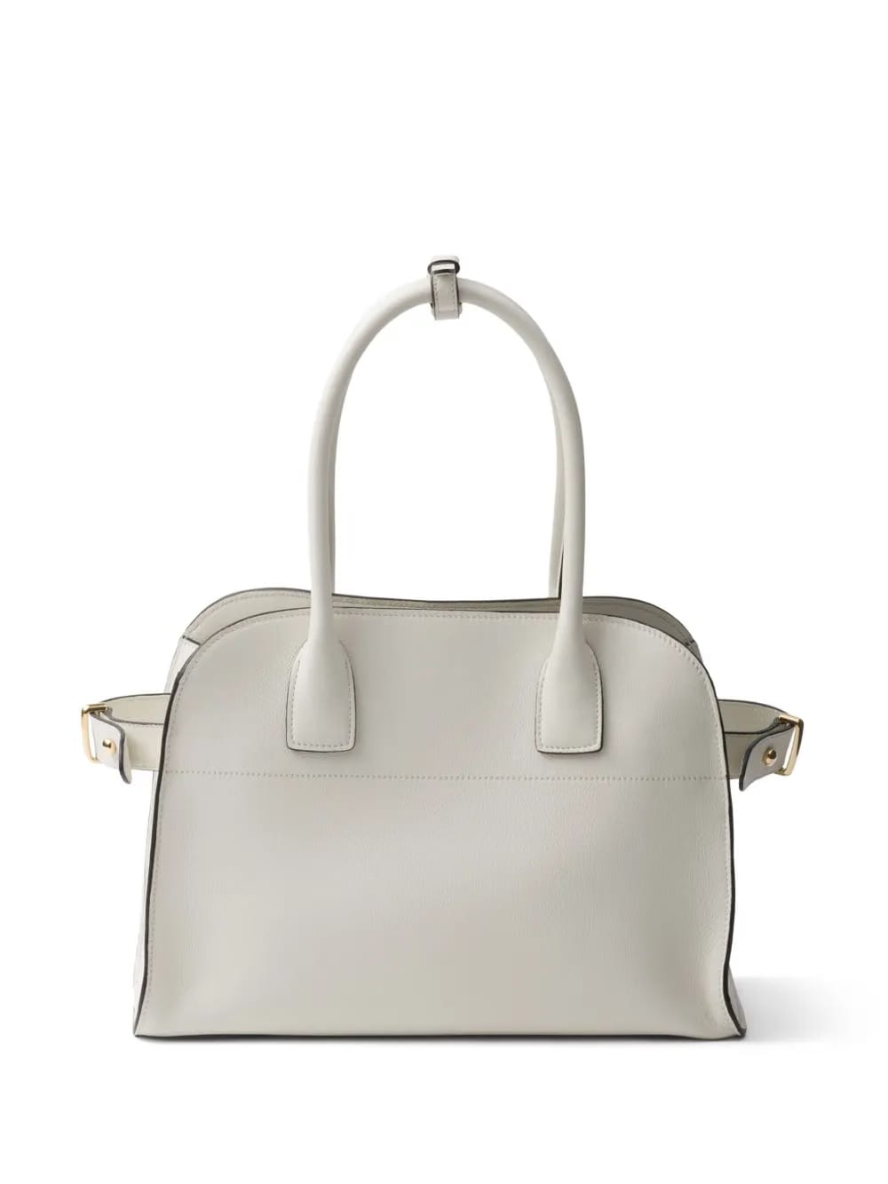 medium logo-stamp leather tote bag
